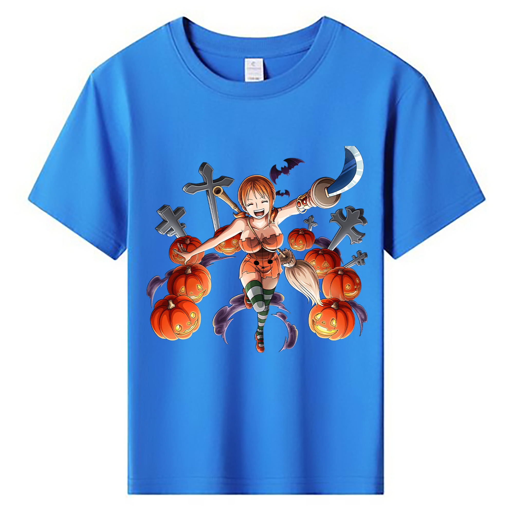 ワンピース ナミ ONE PIECE Nami 綿100％キッズTシャツ（フロントプリント）